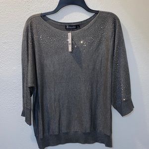 New York & Company 7th Avenue embellished sweater